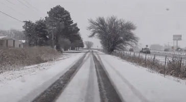 Snowfall Impacts Central Oklahoma