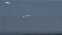Ax-1 Splashdown
