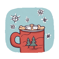 Christmas Snow Sticker