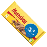 MarabouDanmark mmm chokolade kex daim Sticker