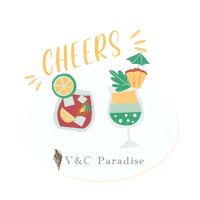Summer Cheers Sticker by V&Cparadise