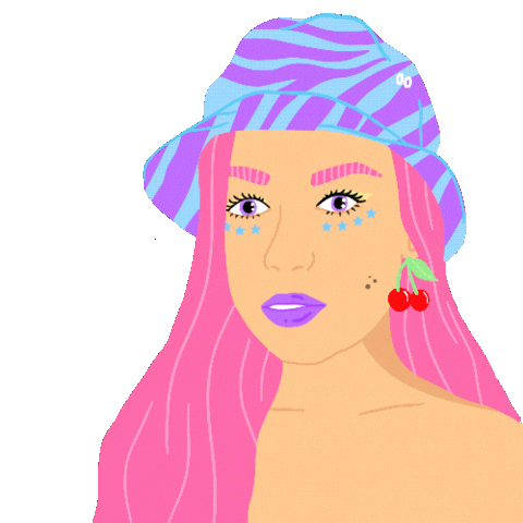 Girl Pink Sticker