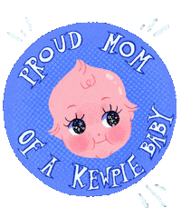 Illustration Kewpie Sticker by Nisa Kuzucan