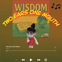 Talk Less Listen Up GIF by Zhotcita