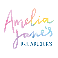 Logo Sticker by Amelia Jane's Dreadlocks