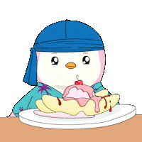 Craving Ice Cream Sticker by Pudgy Penguins