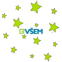 Gold Star Stars Sticker by VŠEM