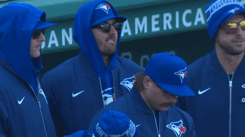 Staying Warm Blue Jays GIF by Toronto Blue Jays