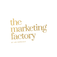 Themarketingfactor logo beauty marketing skincare Sticker