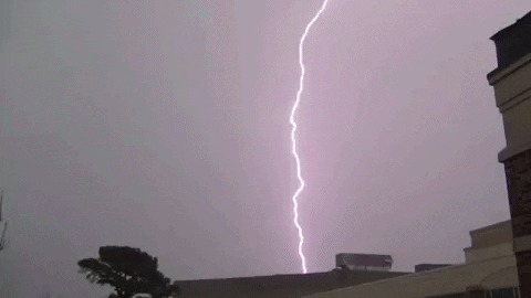 lightning storming GIF