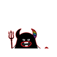 monzmong monster head monzmong thekingofhades Sticker