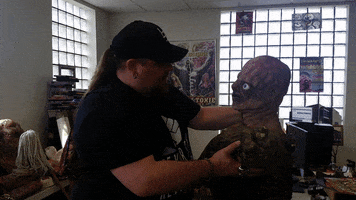 toxic avenger kiss GIF by Brimstone (The Grindhouse Radio, Hound Comics)