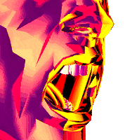 Art Shouting Sticker by badblueprints