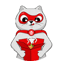 Cat Eat Sticker by Sushi Master