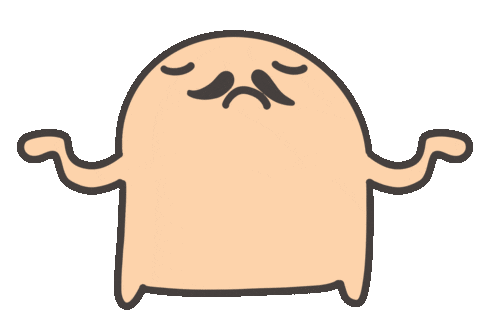 Confused 無奈 Sticker