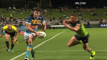 Nrl Try Saver GIF by Canberra Raiders