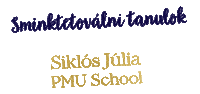 Juliasiklos Sticker by Siklós Júlia Sminktetoválás