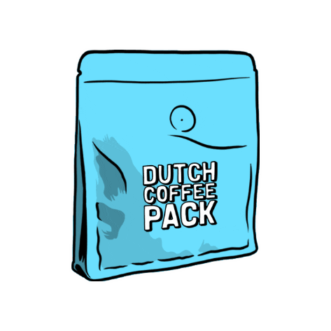 Coffee Packaging Bag Sticker by Dutch Coffee Pack