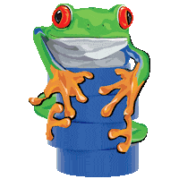 frogtape frog tape green tape painters tape Sticker