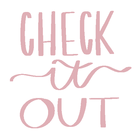 Hand Drawn Check It Out Sticker