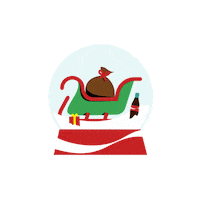 Crystal Ball Christmas Sticker by Coca-Cola