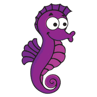 Seahorse Swim Lessons Sticker by Buzz Franchise Brands