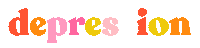 depression anxiety Sticker