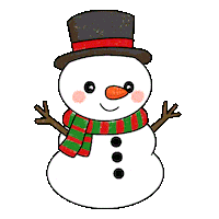 Frosty The Snowman Sticker by ErlebnisMalerei