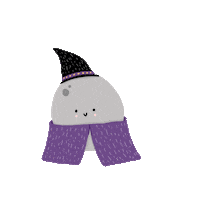 good night halloween Sticker by Patricia Tjandra