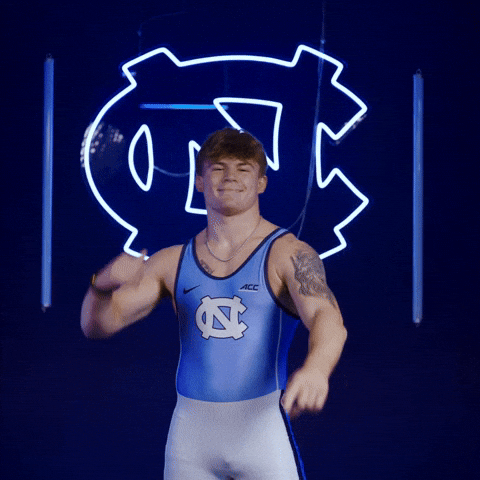 University Of North Carolina Wrestling GIF by UNC Tar Heels