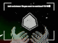 PERFECTL00P glitch space noise birth GIF