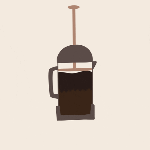 cyyuuu coffee coffee lover morning routine frenchpress GIF
