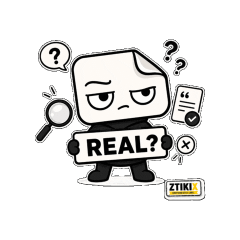 Verify Fact Check Sticker by ZTIKIX