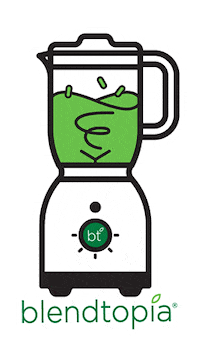 Green Smoothie Blender Sticker by Blendtopia