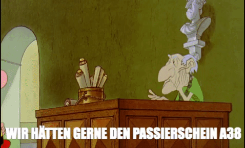 asterix passierschein a38 GIF