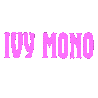 Ivy Mono Sticker