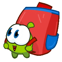 Happy Back To School Sticker by Om Nom