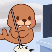 Sweep Working GIF by FROSTYS