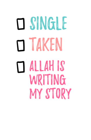 Single Taken Sticker by SingleMuslim.com
