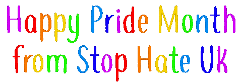 Happy Pride Sticker by Stop Hate UK