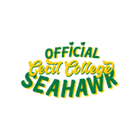 Seahawk Sticker by Cecil College