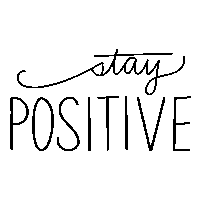 Stay Positive Good Vibes Sticker by Positively Present