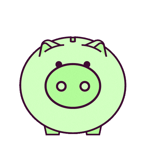 bankofengland pink money green purple Sticker