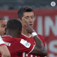Robert Lewandowski Hug GIF by FC Bayern Munich