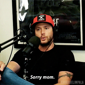 aborddelimpala jensen ackles aborddelimpala sorry mom inside of you GIF