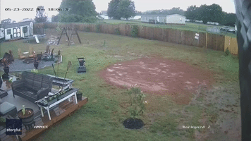 Possible Tornado Rips Through South Carolina Backyard