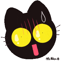 Kitty Gatos Sticker by La Chica Conejo