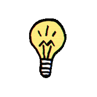 Lightbulb Bulb Sticker by Trouble Andrew