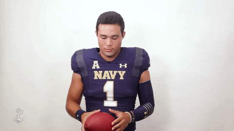 Navy Football GIF by Navy Athletics