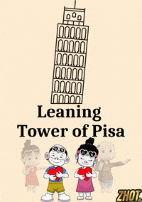 Leaning Tower Of Pisa GIF by Zhotcita